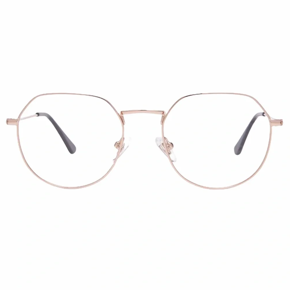 DIFF James Blue Light Glasses Gold or Rose Gold Frame Blue Light Blocking Lens